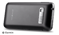 Die F&uuml;nf-Megapixel-Kamera des Garmin-Asus nuevifone M10 wird leider durch keinen Autofokus unterst&uuml;tzt